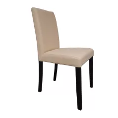 Ivona pu szék (bézs + wenge)