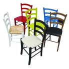 Paesana szék, tömör ülés, natúr