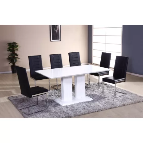 Jazzie iii asztal (fehér, 160x90x76)