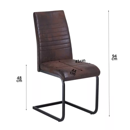 szék BERNI barna