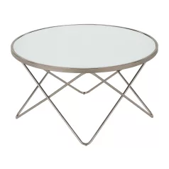 Satin dohányzóasztal, fehér