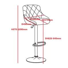 Tracey bárszék (curry)