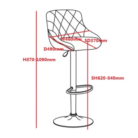 Tracey bárszék (curry)