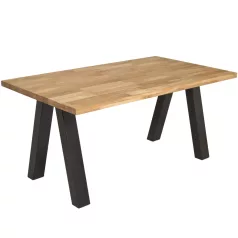   Connect asztal - lambda láb (fekete, 8x10, 160/180/200/220/240)