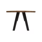 Connect asztal - lambda láb (fekete, 8x10, 160/180/200/220/240)