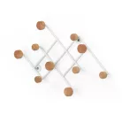 Inati fali akasztó (fekete)