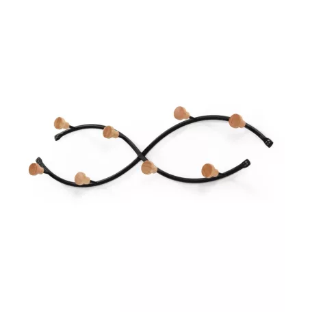 Aniya fali akasztó (fekete)