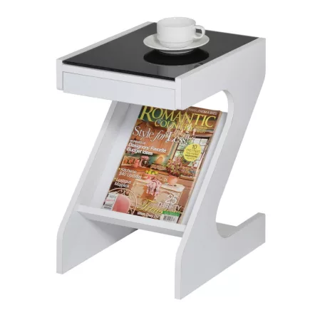 Blair dohányzóasztal (fehér + fekete)