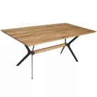 Connect asztal - cross láb (fekete, 220)