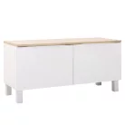 Tv állvány rony 2 (fehér + sonoma)