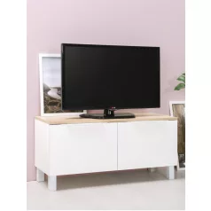 Tv állvány rony 2 (fehér + sonoma)