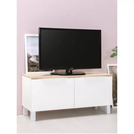 Tv állvány rony 2 (fehér + sonoma)