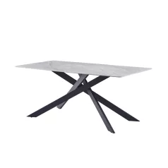 Marigold 1 asztal (szürke márvány, 180x90x75)