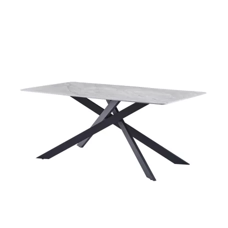 Marigold 1 asztal (szürke márvány, 180x90x75)