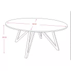 Beliziona dohányzóasztal (magas szürke márvány)