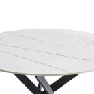 Metax asztal (fehér + arany)