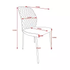 Natasha szék (világosszürke)