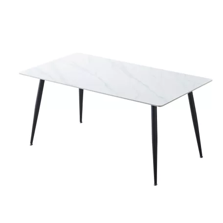 Asztal adria (160x90x75, magasfényű fehér márvány)