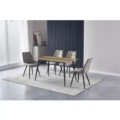 Asztal adria (180x90x75, magasfényű fehér márvány)