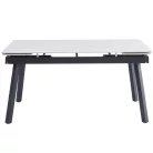 Cupra kihúzható asztal (hg fehér márvány, 150/180/210x90x76)