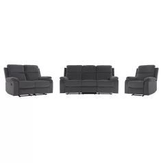 Ülőgarnitúra vilux new (barna, 1 személyes)