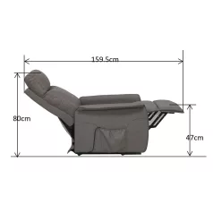 Tijana pihenőfotel (bézs)