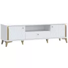 Forrest hills tv-szekrény fehér+arany ftht131b-m841