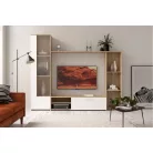 Adel nappali szekrénysor (sonoma-fehér)