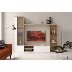 Adel nappali szekrénysor (sonoma-fehér)