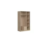 Nepo SZF3D2S N gardróbszekrény sonoma/fehér