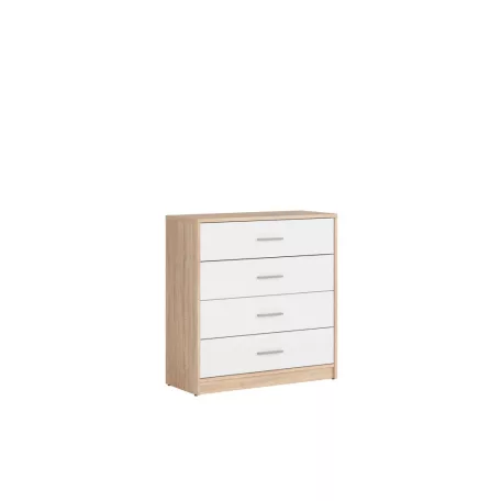 Nepo 010 KOM4S komód sonoma/fehér