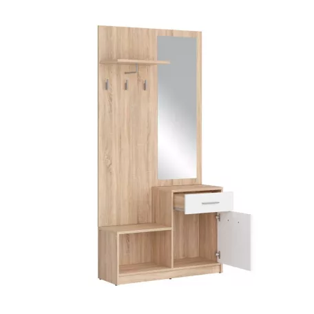 Nepo 022 PPK előszobabútor sonoma/fehér
