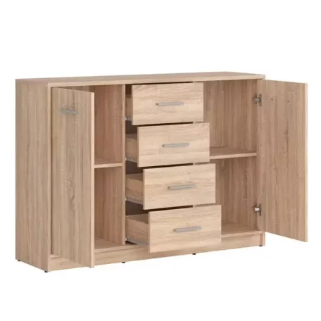 Nepo 011 KOM2D4S komód sonoma