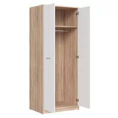 Nepo SZF2D akasztós gardróbszekrény sonoma/fehér