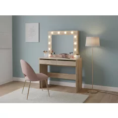 Hollywood Dressing 2 fiókos fésülködőasztal sonoma