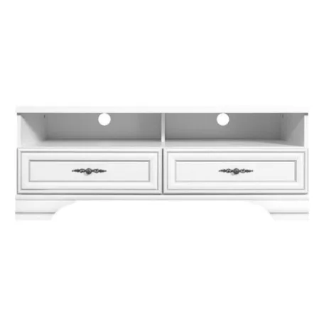 TV-asztal, alpesi fehér, KENTAK RTV2S