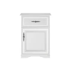 Komód, alpesi fehér, KENTAK KOM1D1SL/P