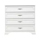 Komód, alpesi fehér, KENTAK KOM4S