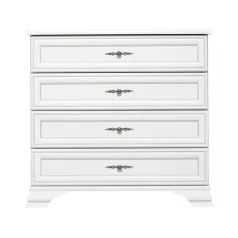 Komód, alpesi fehér, KENTAK KOM4S