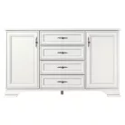 Komód, alpesi fehér, KENTAK KOM2D4S