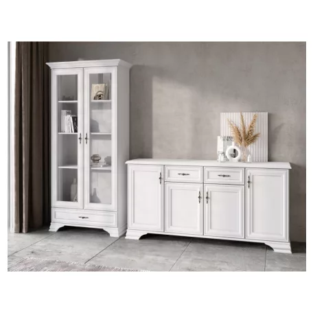 Vitrin, alpesi fehér, KENTAK REG2W1S