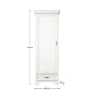 Polcállvány, alpesi fehér, KENTAK REG1D1S