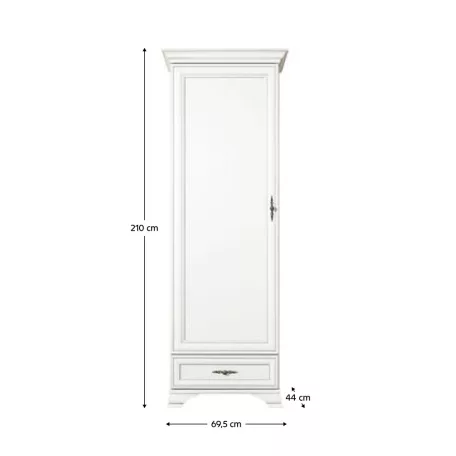 Polcállvány, alpesi fehér, KENTAK REG1D1S