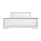 Ágy, 160x200, alpesi fehér, KENTAK