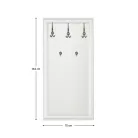 Fogas panel, alpesi fehér, KENTAK WIE75