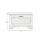 Cipőtartó, alpesi fehér, KENTAK SFK1B