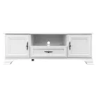 TV-asztal, alpesi fehér, KENTAK RTV2D1S