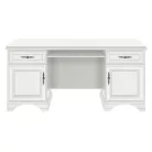 PC-asztal, alpesi fehér, KENTAK BIU2D2S