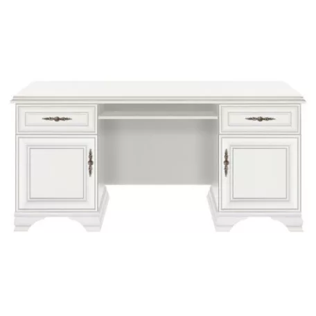 PC-asztal, alpesi fehér, KENTAK BIU2D2S