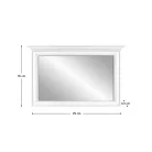 Tükör, alpesi fehér, KENTAK LUS90